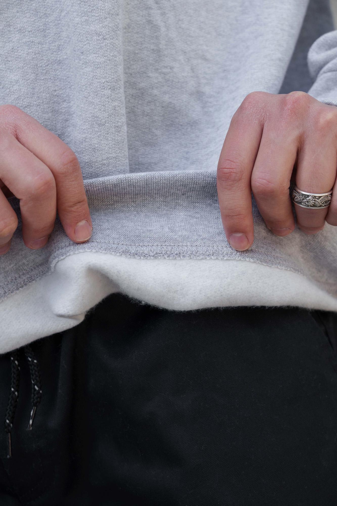 Свитшот на флисе Without Solo утепленный оверсайз S/M Gray (2XL/3XL8055469) - фото 7 Свитшот на флисе Without Solo утепленный оверсайз S/M Gray (2XL/3XL8055469) - фото 7