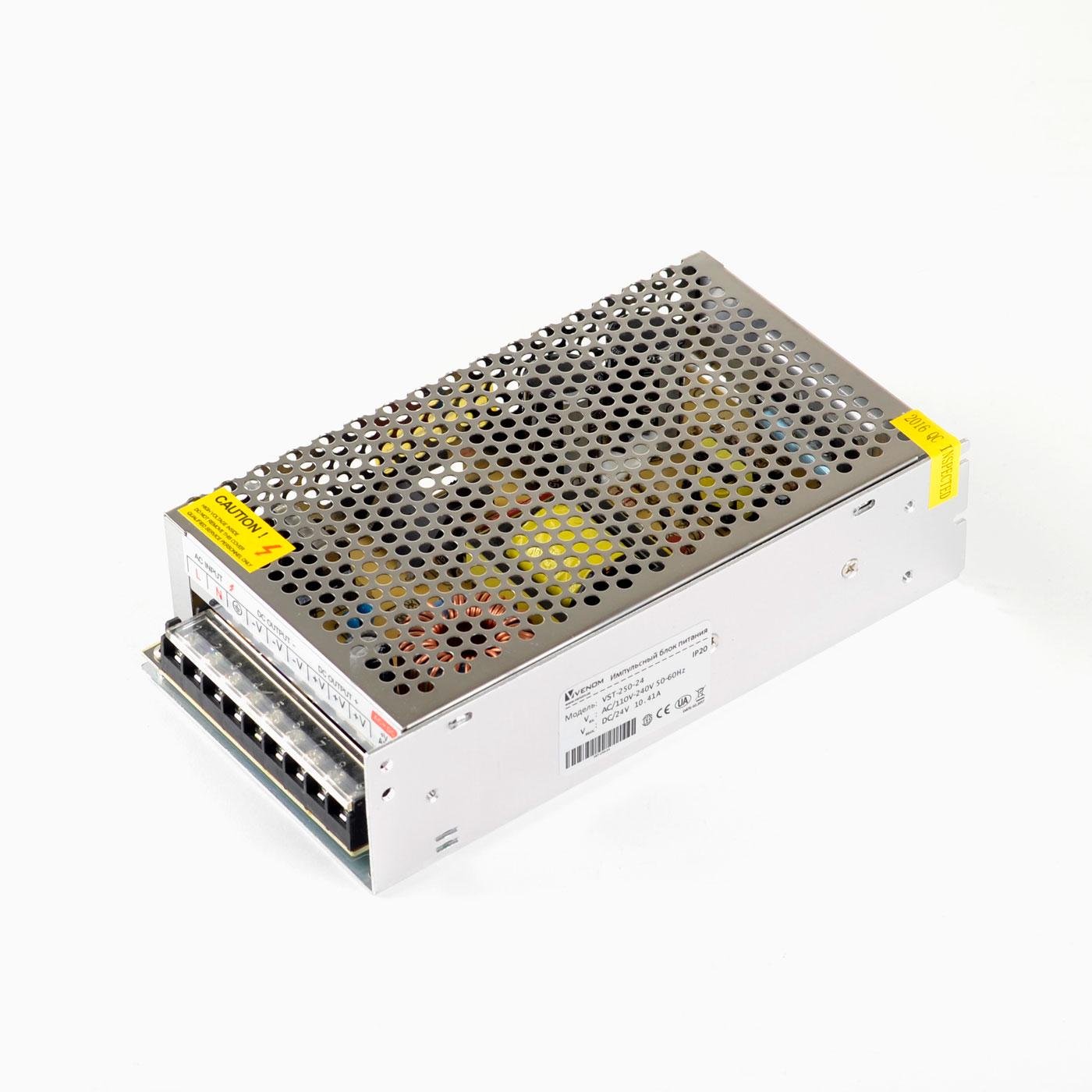 Блок питания VENOM Standart негерметичный 24 V 250 Вт (11337)