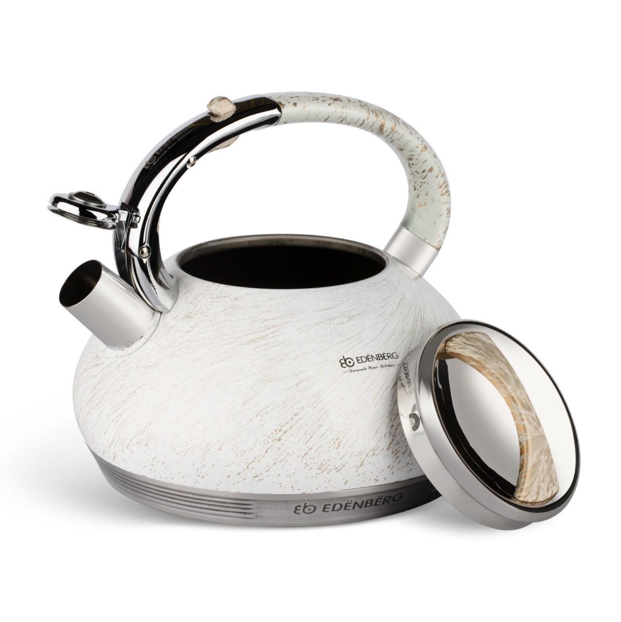 Чайник зі свистком Edenberg EB-1935 з капсульним дном 3 л (EB-1935-1) - фото 2 Чайник зі свистком Edenberg EB-1935 з капсульним дном 3 л (EB-1935-1) - фото 2