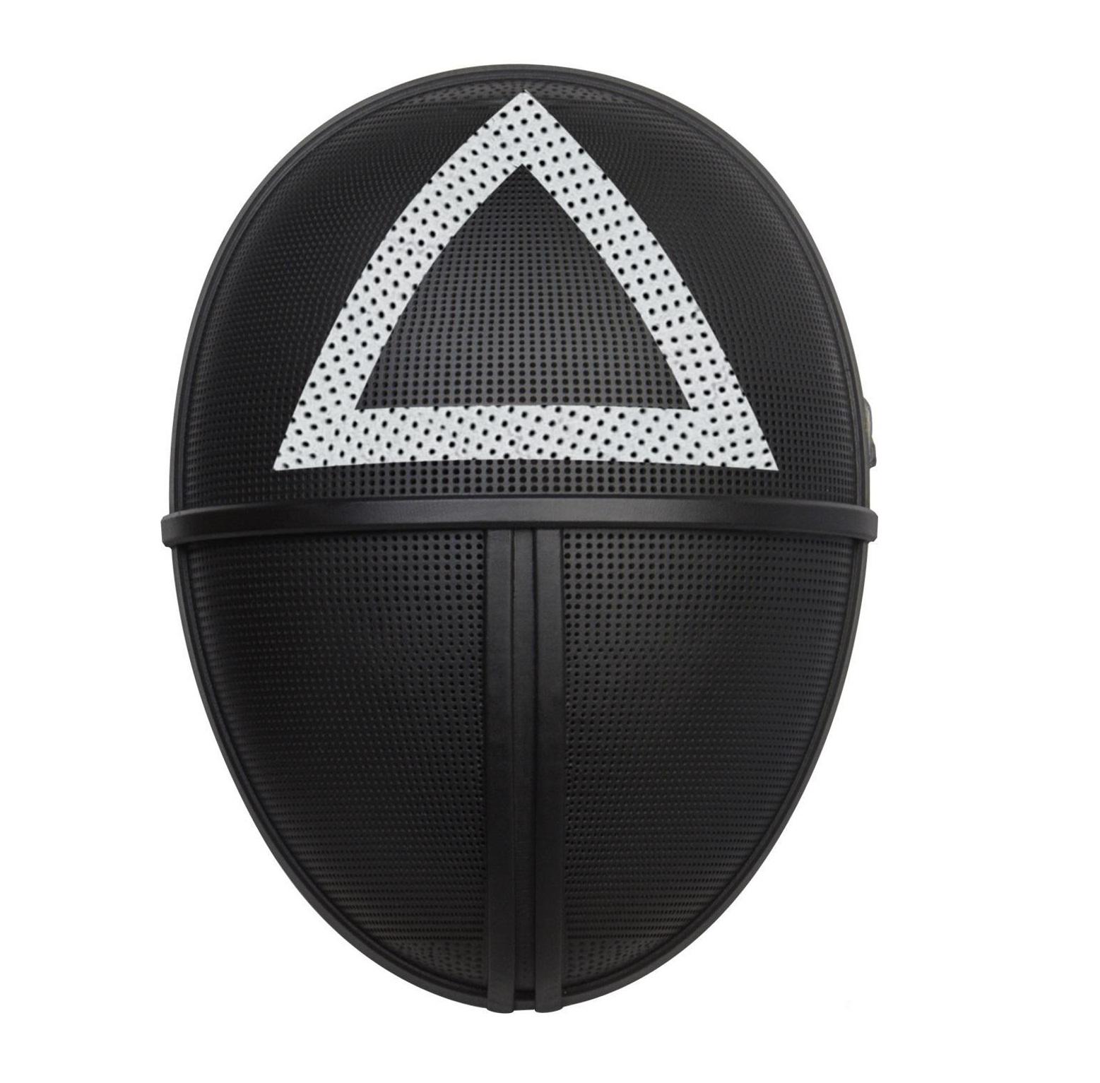 Маска 3D Игра в Кальмара с принтом Треугольника