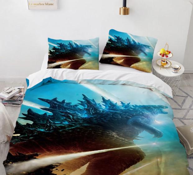 Комплект постельного белья с 3D рисунком Godzilla #10