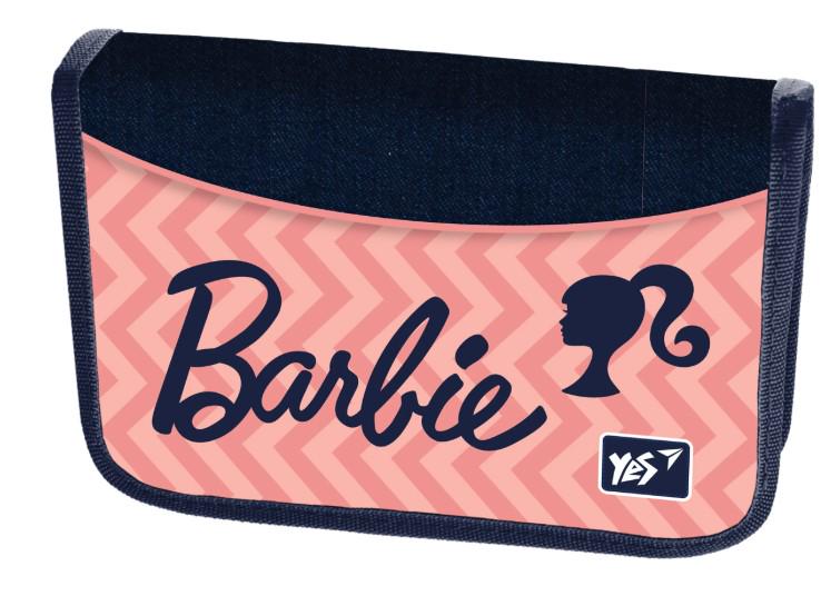 Пенал жесткий YES одинарный без клапана HP-02 Barbie (533109)