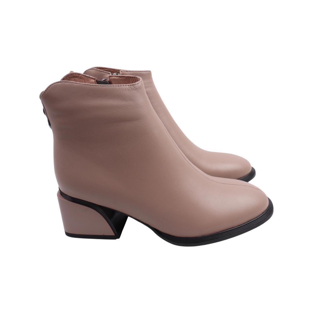 Ботильоны женские Farinni из кожи р. 38 Капучино (328-22DH)