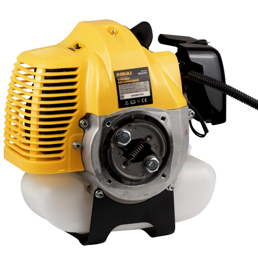 Тример бензиновий жорсткий посилений вал U-ручка катушка/2 ножа/ремінь 3,6кВт 52 см³ - фото 6 Тример бензиновий жорсткий посилений вал U-ручка катушка/2 ножа/ремінь 3,6кВт 52 см³ - фото 6