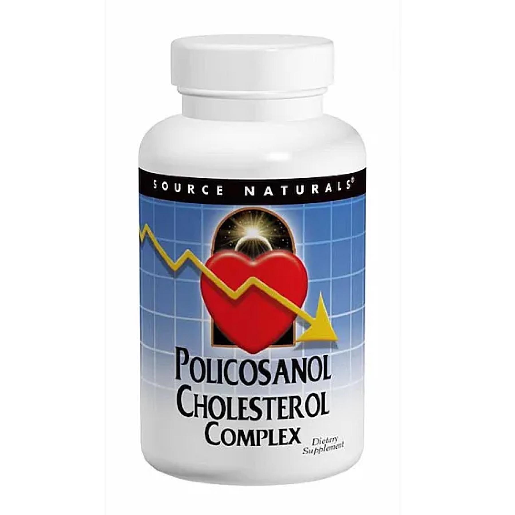 Комплекс для понижения холестерина Source Naturals Policosanol Cholesterol Complex 60 таб.