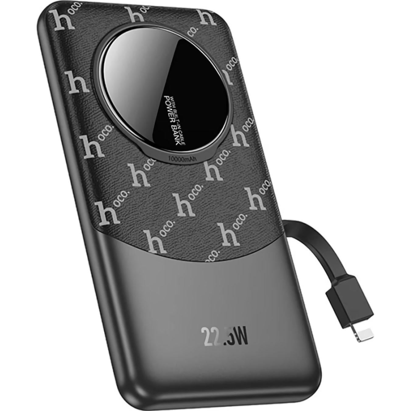 Зовнішній акумулятор Hoco Q29 Nobility Lightning 10000 mAh 22,5W Black