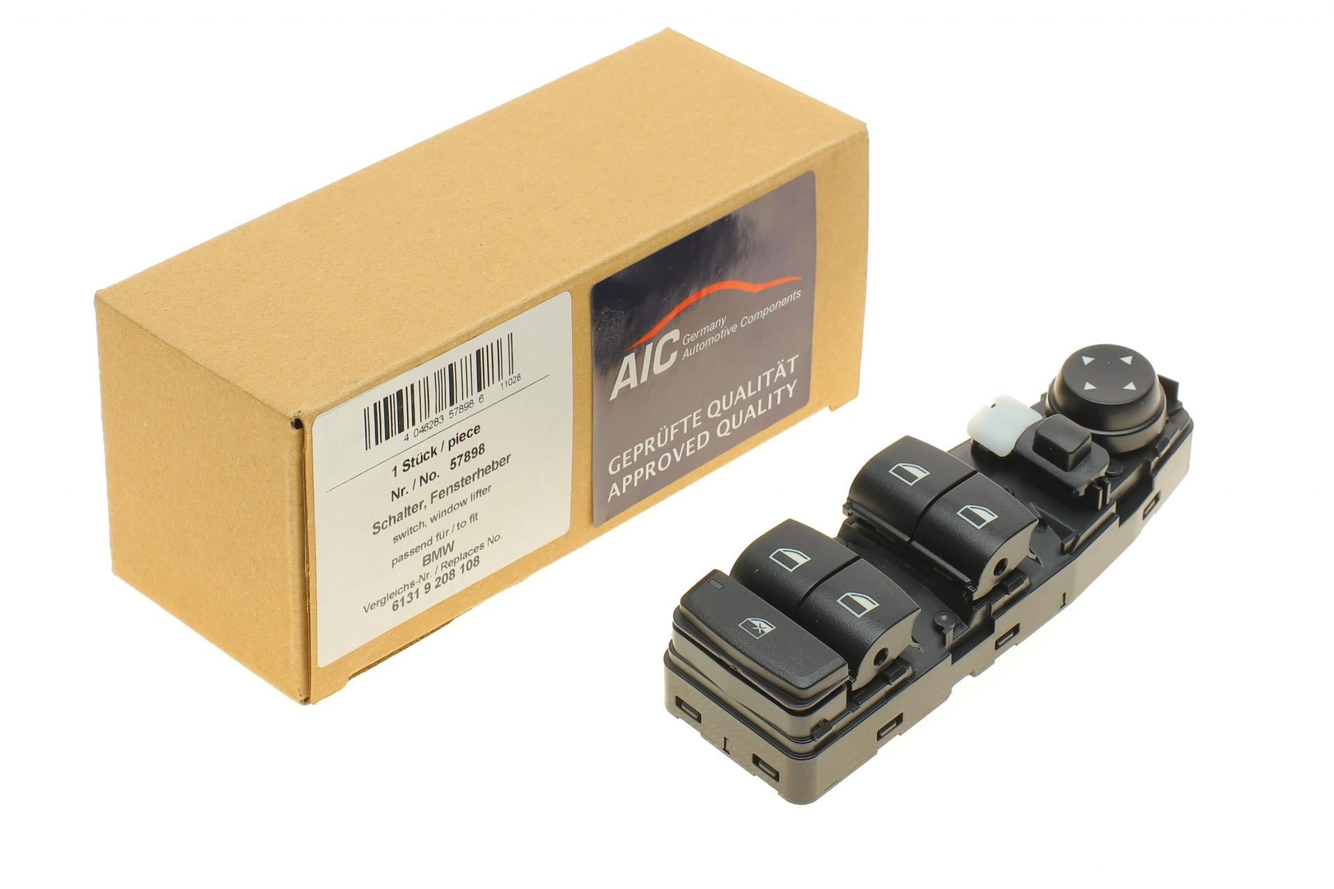 Кнопка стеклоподъемника Aic BMW X3 F25/X5 F15/F85 10- блок (57898)