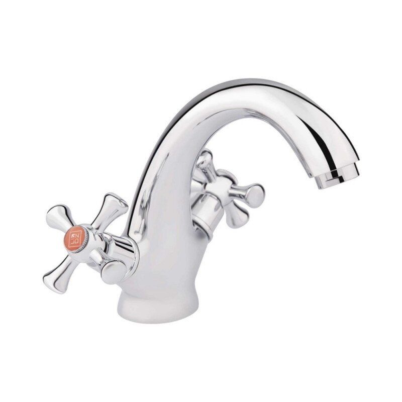 Змішувач для умивальника Lidz 30 21 LIDZCRM302116100 двоважільний Хром (61738)