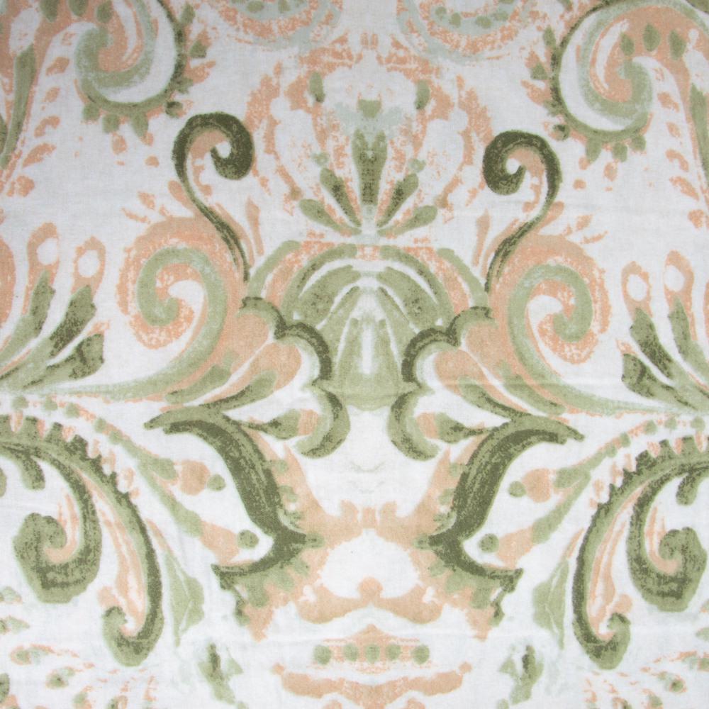 Тканина фланель бавовна для постільної білизни 7.25883/14 Візерунок 170 гр/м2 240 см Зелений (27229)