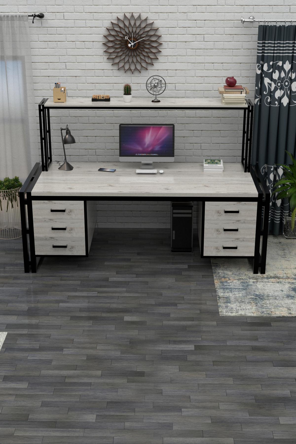 Письменный компьютерный EcoLoft Сириус DSP-1233 Дуб Кортон (27814265)