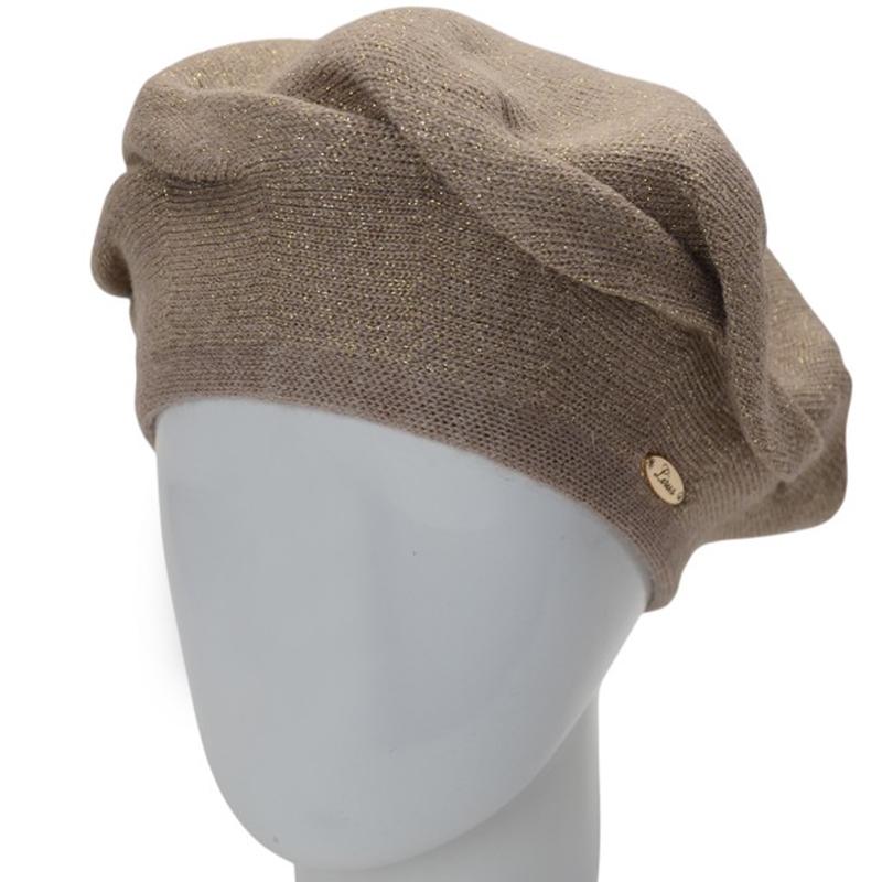 Берет женский двойной Lirus Сияние Бежевый (29436042) - фото 2 Берет женский двойной Lirus Сияние Бежевый (29436042) - фото 2