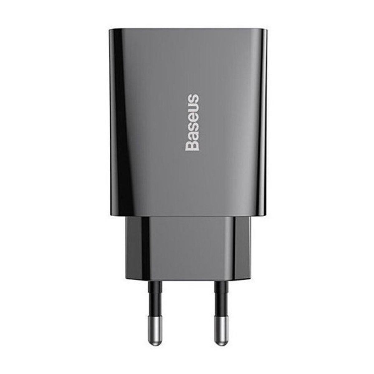 Зарядное устройство Baseus 20W Speed Mini Quick Charger 3.0 Power Delivery 3.0 1Type-C 3A Black (CCFS-SN01) - фото 7 Зарядное устройство Baseus 20W Speed Mini Quick Charger 3.0 Power Delivery 3.0 1Type-C 3A Black (CCFS-SN01) - фото 7