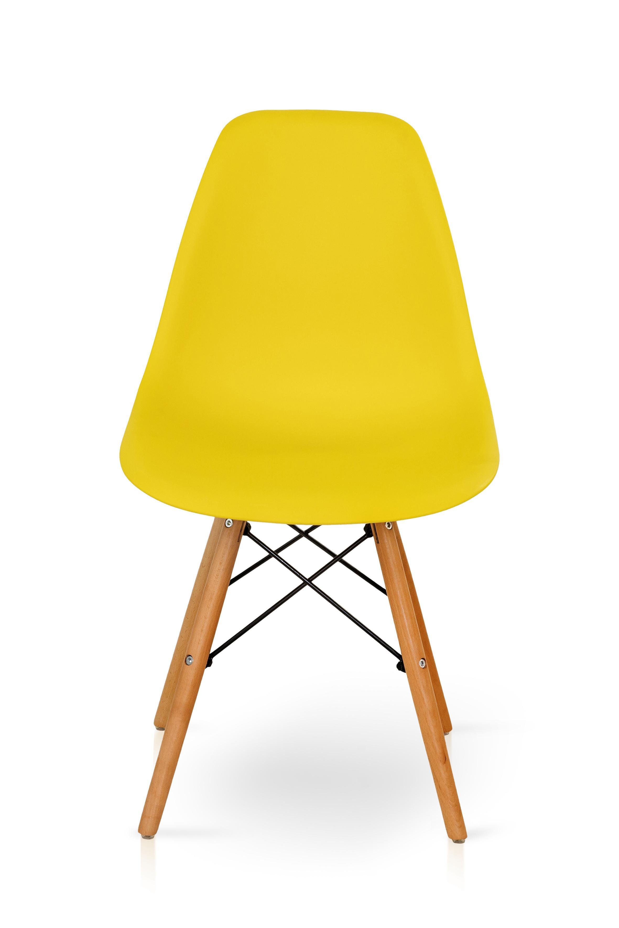 Стілець для кухні та вітальні Джастін Smile 460х810х500 мм Жовтий (GAА0057115) - фото 1 Стілець для кухні та вітальні Джастін Smile 460х810х500 мм Жовтий (GAА0057115) - фото 1