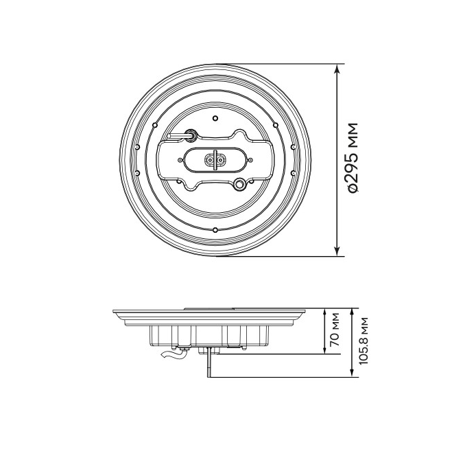 Светильник STANDART HIGH BAY LED 150 Вт 19500lm 6500К (s1700012) - фото 3