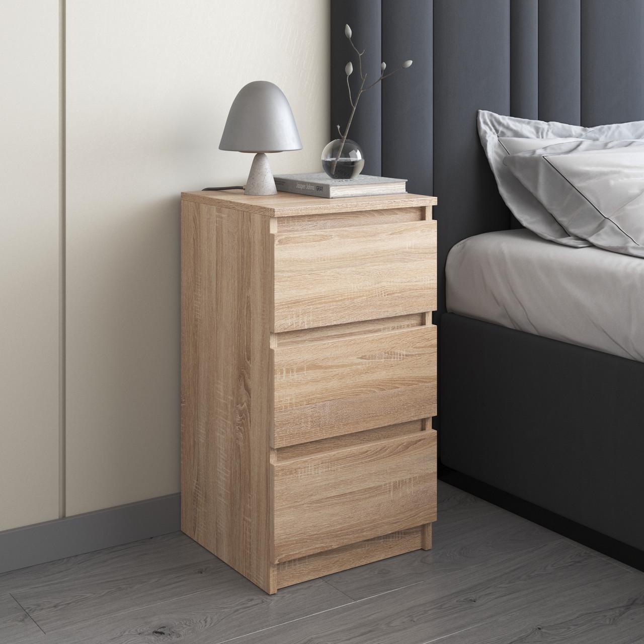 Тумба прикроватная Вайс R-30 400х400х760 мм Дуб сонома (30642492) - фото 1 Тумба прикроватная Вайс R-30 400х400х760 мм Дуб сонома (30642492) - фото 1