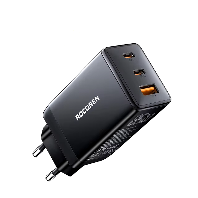 Зарядний пристрій Rocoren 65W GaN PD Чорний (RCCT2PP-MJA01)
