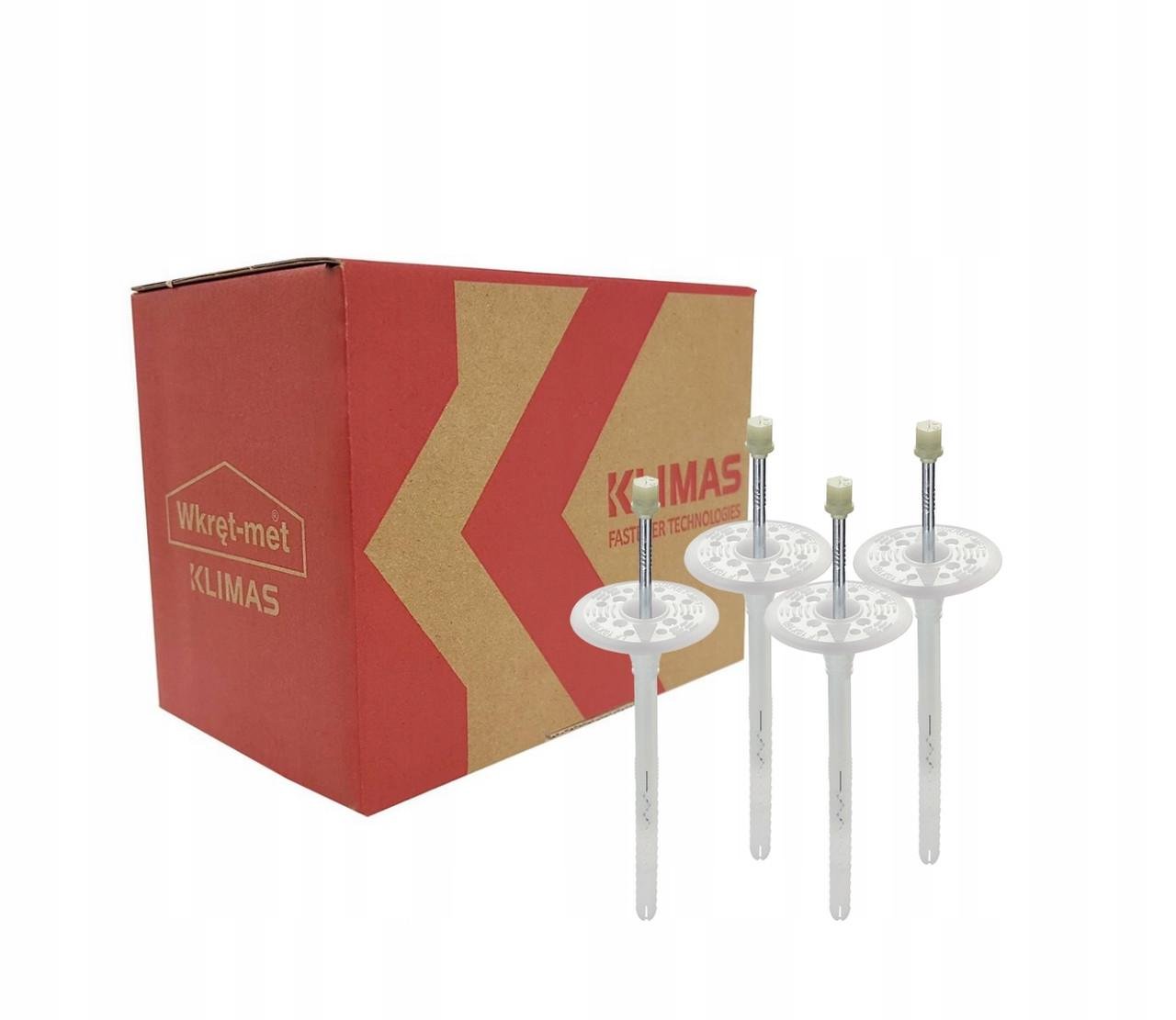 Дюбель для термоізоляції Wkret-Met LMX метал 10х180 мм 200 шт. (2686472062)