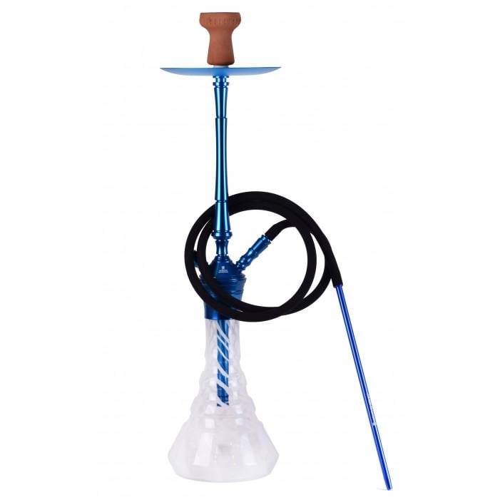 Кальян Kaya ELOX 630CE White Zebra Lance Cut Blue 2S (21154)