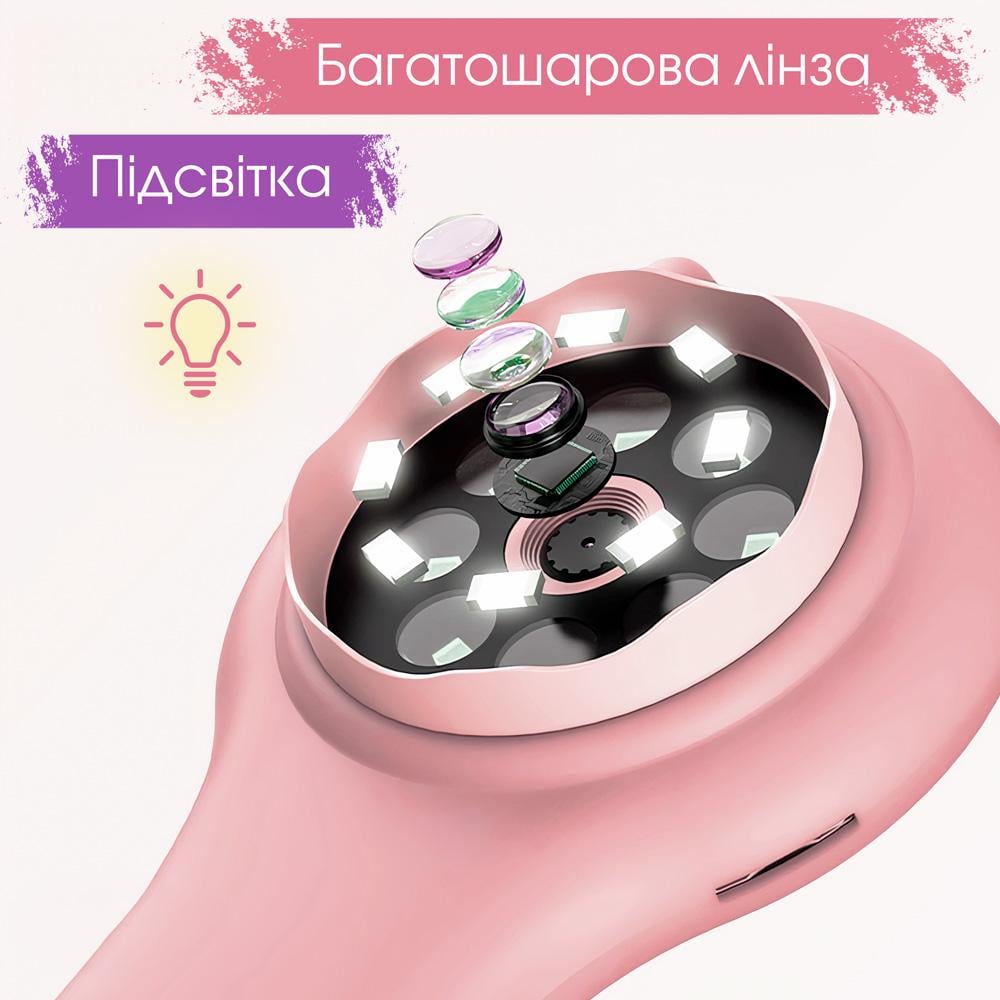 Мікроскоп цифровий дитячий LOSSO з підсвічуванням і лупою Рожевий (526611064) - фото 6 Мікроскоп цифровий дитячий LOSSO з підсвічуванням і лупою Рожевий (526611064) - фото 6