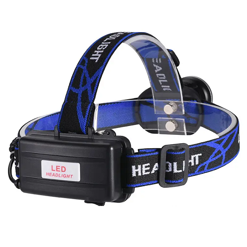 Фонарь налобный Bailong BL-T24-P50 Cree XHP50 1000Lm 2x18650 зум Черный (ML-06787)