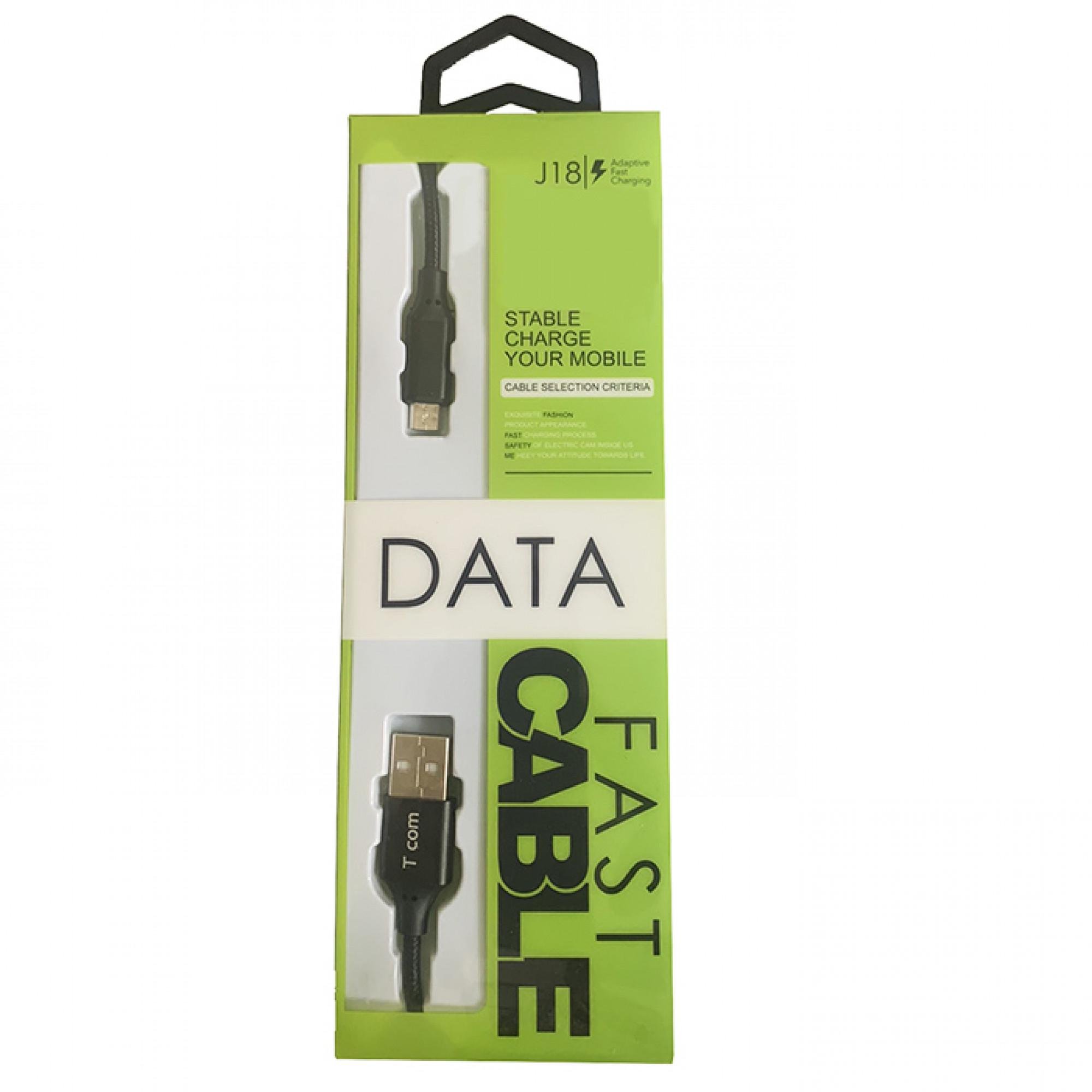 Кабель USB-Micro USB DATA J18 Green Pack Мatrix 12457 (IR004124)