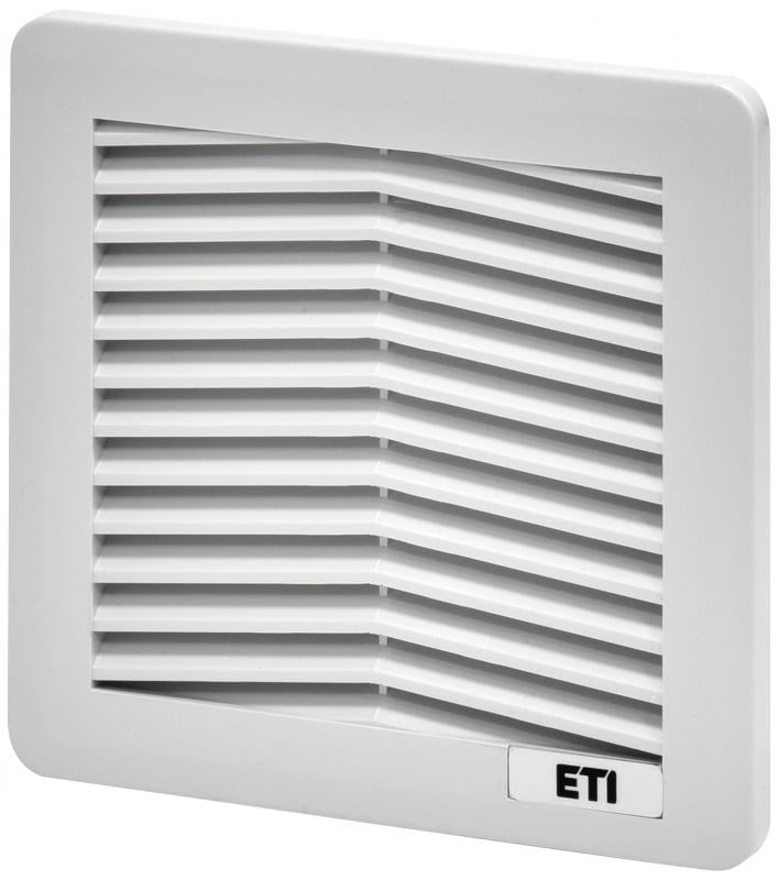 Вентиляционная решетка с фильтром ETI EF-150E 150x150x29 мм IP54 для шкафов (1344031)