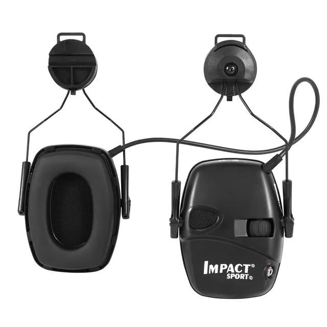 Наушники активные Impact Sport с креплением на каске Fast Черный (3575575)