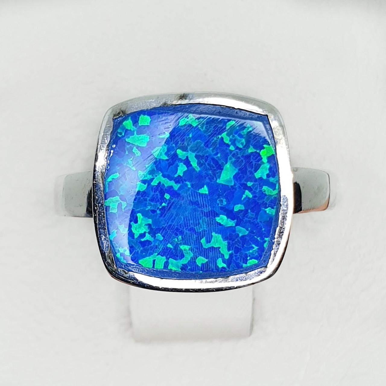 Кольцо серебряное с опалом р. 17 3,87 г (1416382988)