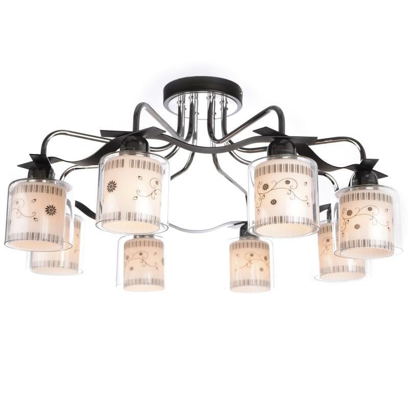 Люстра потолочная Brille LK-283S/8 E14 на 8 плафонов