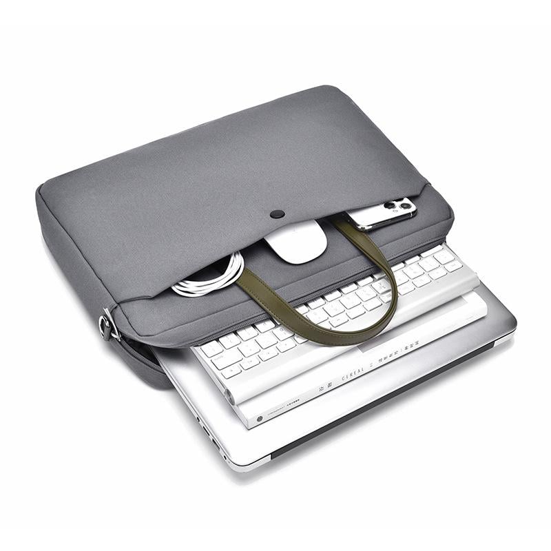 Сумка для ноутбука 17-17,3" або документів велика протиударна Сірий (IBN047S) - фото 7 Сумка для ноутбука 17-17,3" або документів велика протиударна Сірий (IBN047S) - фото 7