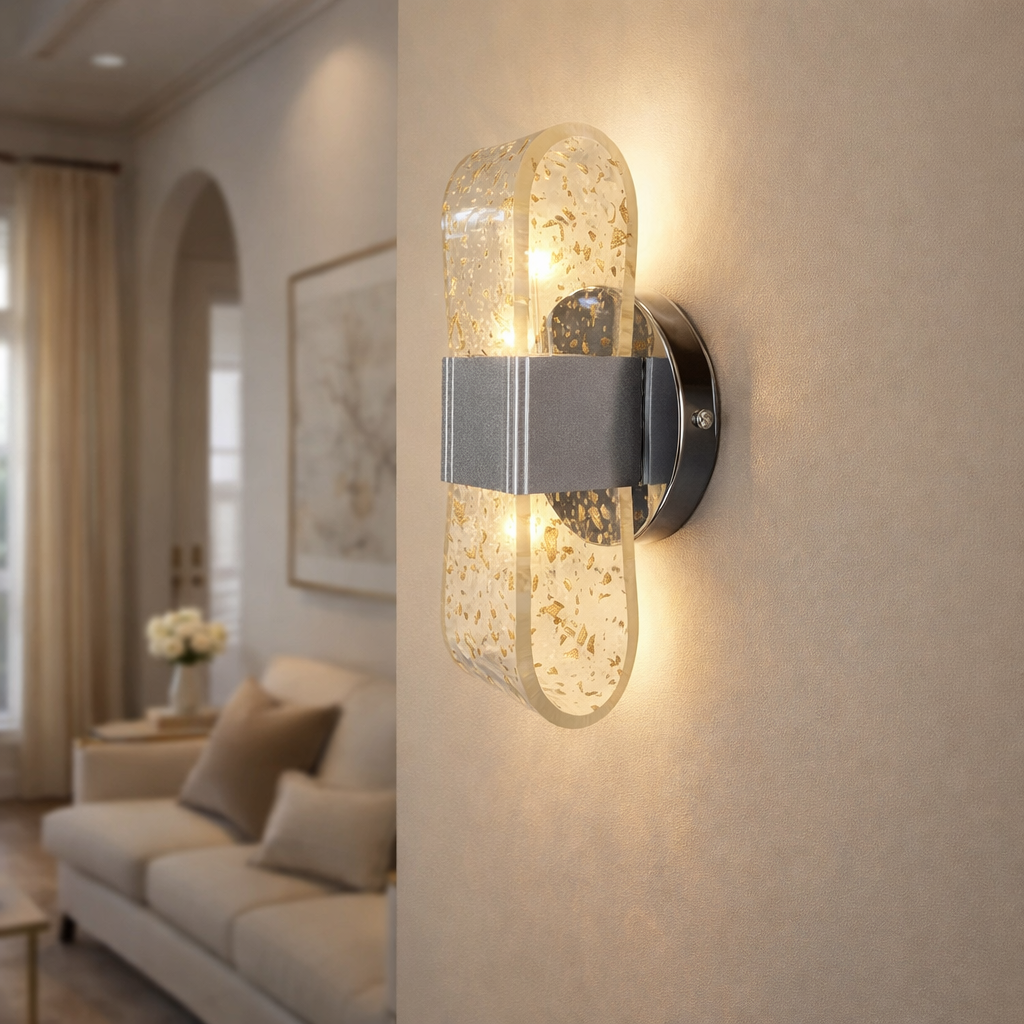 Настенный светильник Amber Flake LED 3 режима 20 W (20495/CH)