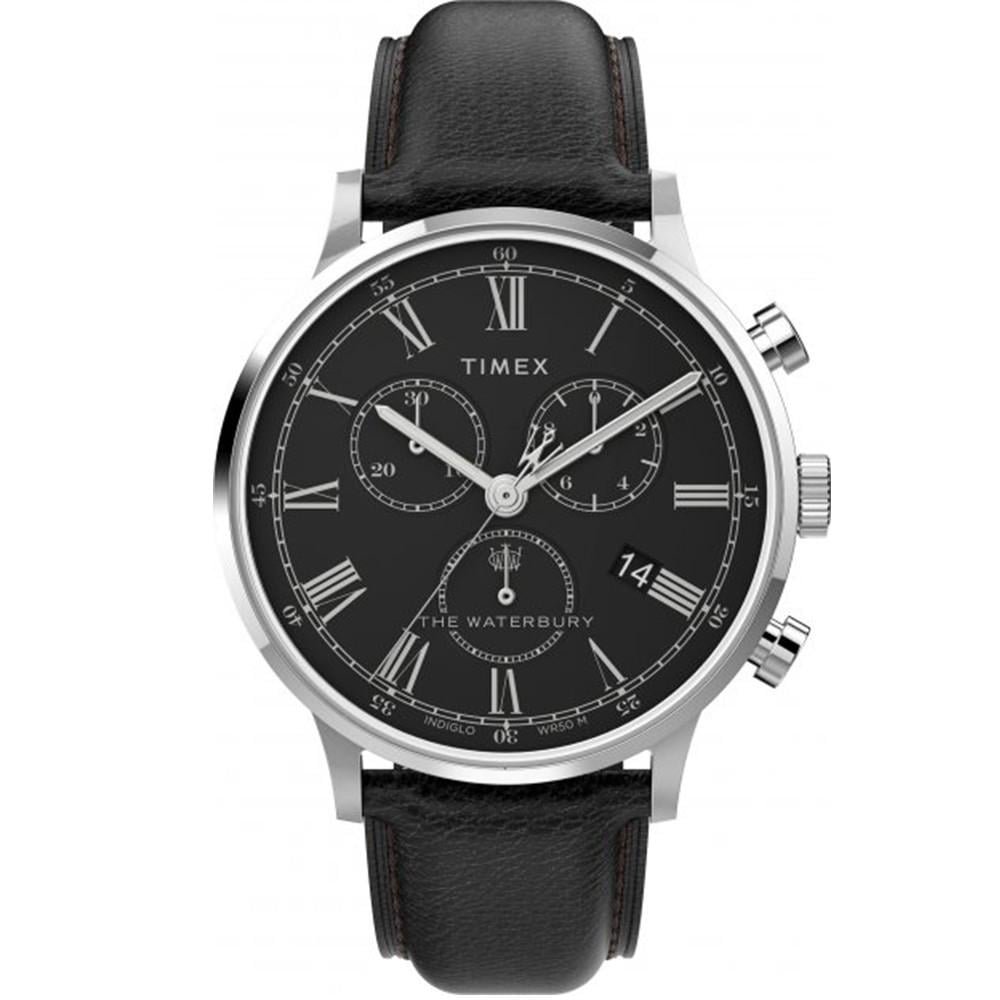 ᐉ Наручные часы мужские Timex Waterbury Classic Chrono кварцевые Silver ...