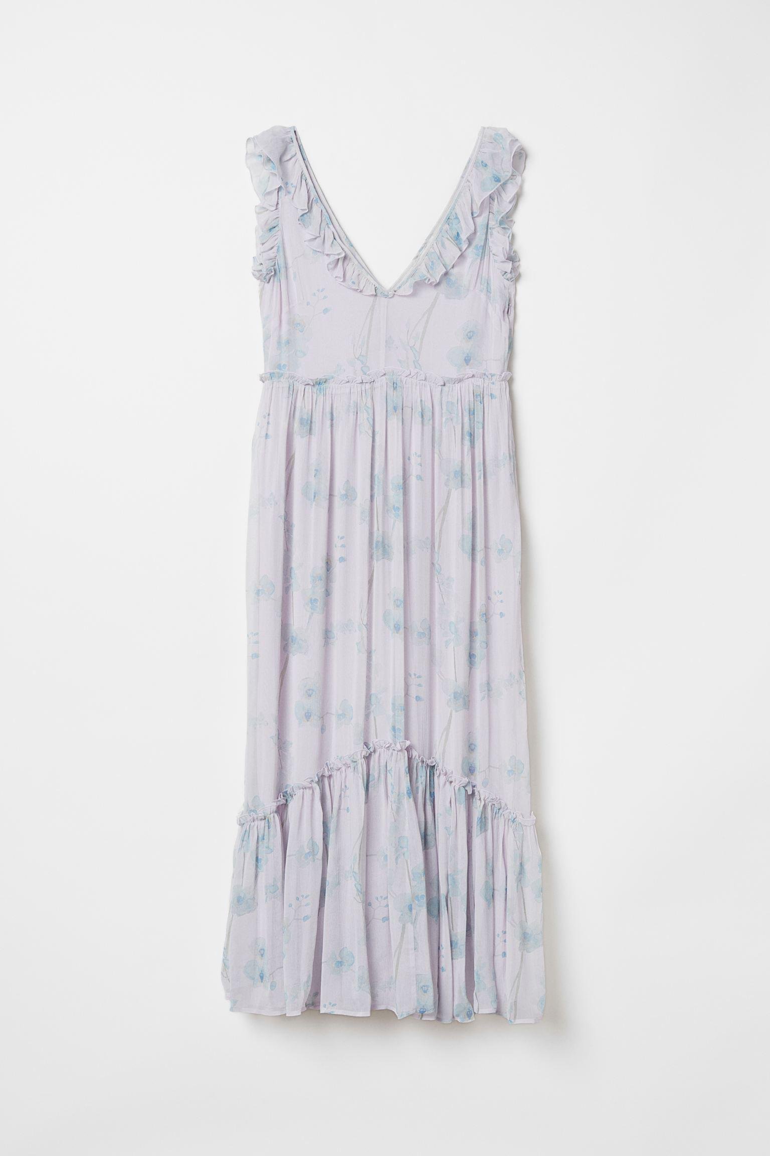 Сукня H&M Квіти р. 34 Світло-рожевий (712668107)