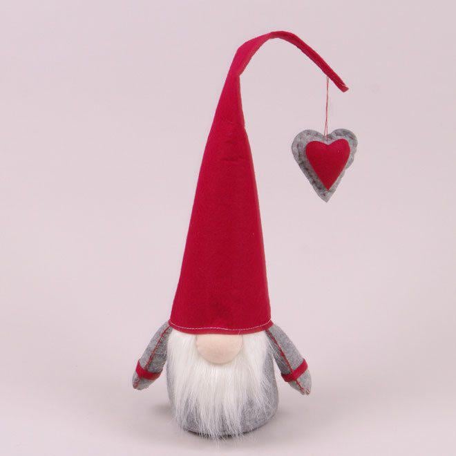 Фигурка мягкая новогодняя Flora Гном (44473)