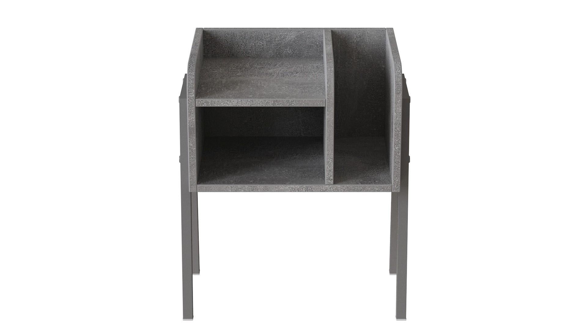 Тумба модульная Ferrum-decor Амели ДСП 16 мм 540x450x320 мм Серый/Бетон (FRD-103023)