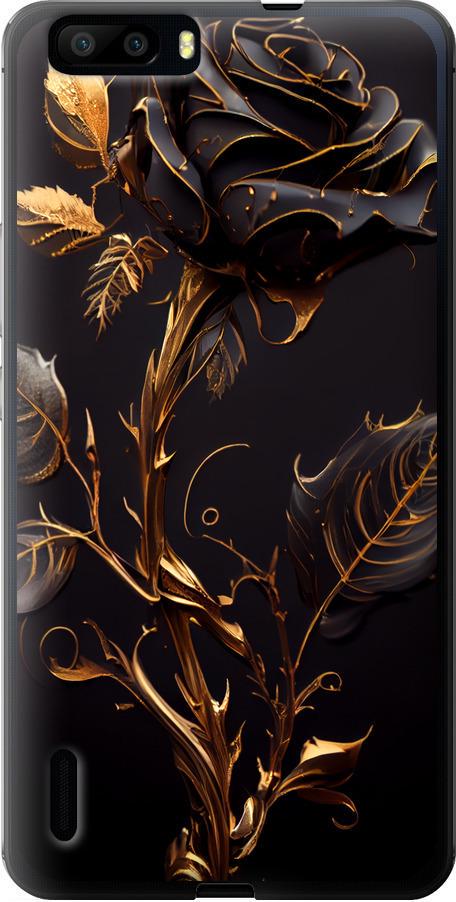 Чехол на Huawei Honor 6 Plus Роза 3 (5552u-179-42517) Чехол на Huawei Honor 6 Plus Роза 3 (5552u-179-42517)
