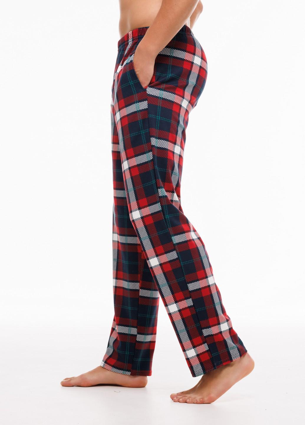 Штаны мужские Наталюкс домашние клетка 2XL Красный (9515149400151) Штаны мужские Наталюкс домашние клетка 2XL Красный (9515149400151)