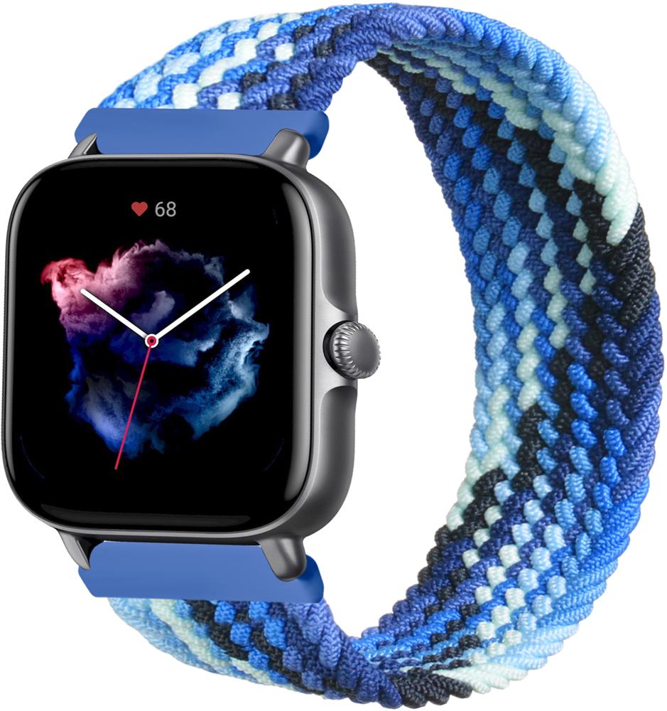 Ремешок Solo Loop Multi для Amazfit GTS 3 (145 мм) Blue White (25331-62)
