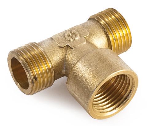 Тройник НВН General Fittings 1/2" латунь (2700.12)