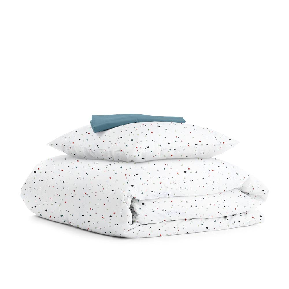 Комплект подросткового постельного белья Cosas Dots Color Sky 155х215 см (4822052082164)