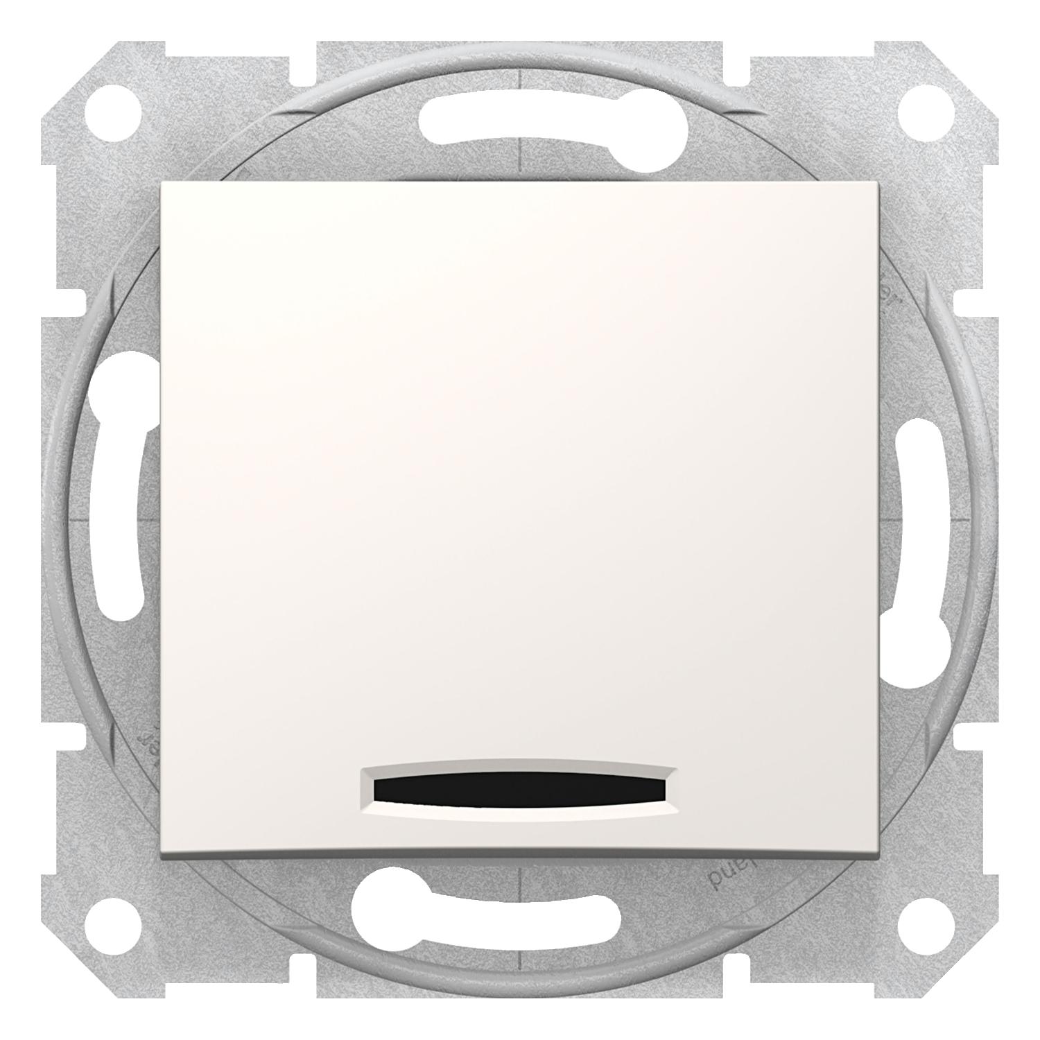 Выключатель Schneider Electric 1кл с индикацией Бежевий (SDN0400323)