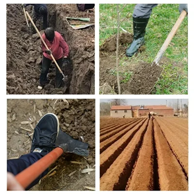 Лопата з зубцями 40x12 см (Y01617-1) - фото 2