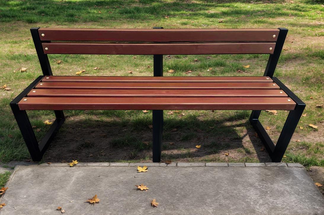Скамейка садовая ТОБІ ШО Лофт Бенч со спинкой без подлокотников 3 м Макасар (25589174) - фото 3 Скамейка садовая ТОБІ ШО Лофт Бенч со спинкой без подлокотников 3 м Макасар (25589174) - фото 3