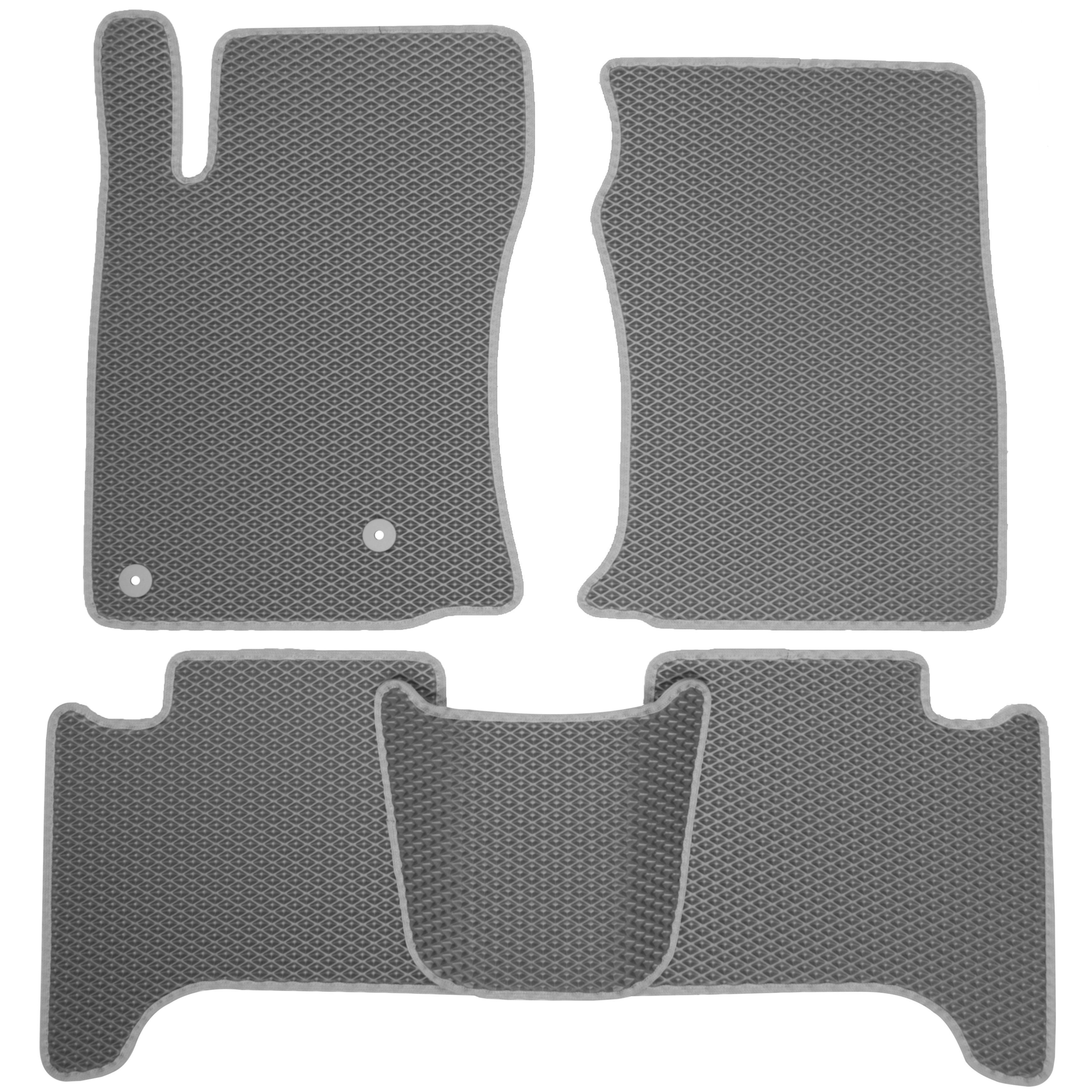 Коврики в салон для Toyota LC Prado 120 '03-09 EVA-полимерные Серый (159116) Коврики в салон для Toyota LC Prado 120 '03-09 EVA-полимерные Серый (159116)