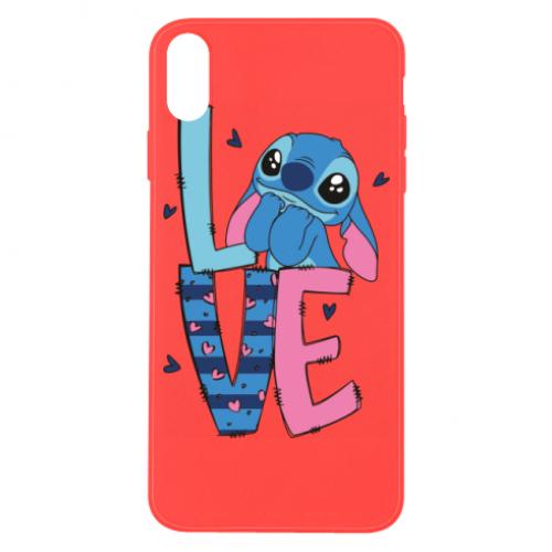 Чехол для iPhone X/Xs Стич Love (17123337-3-199943)