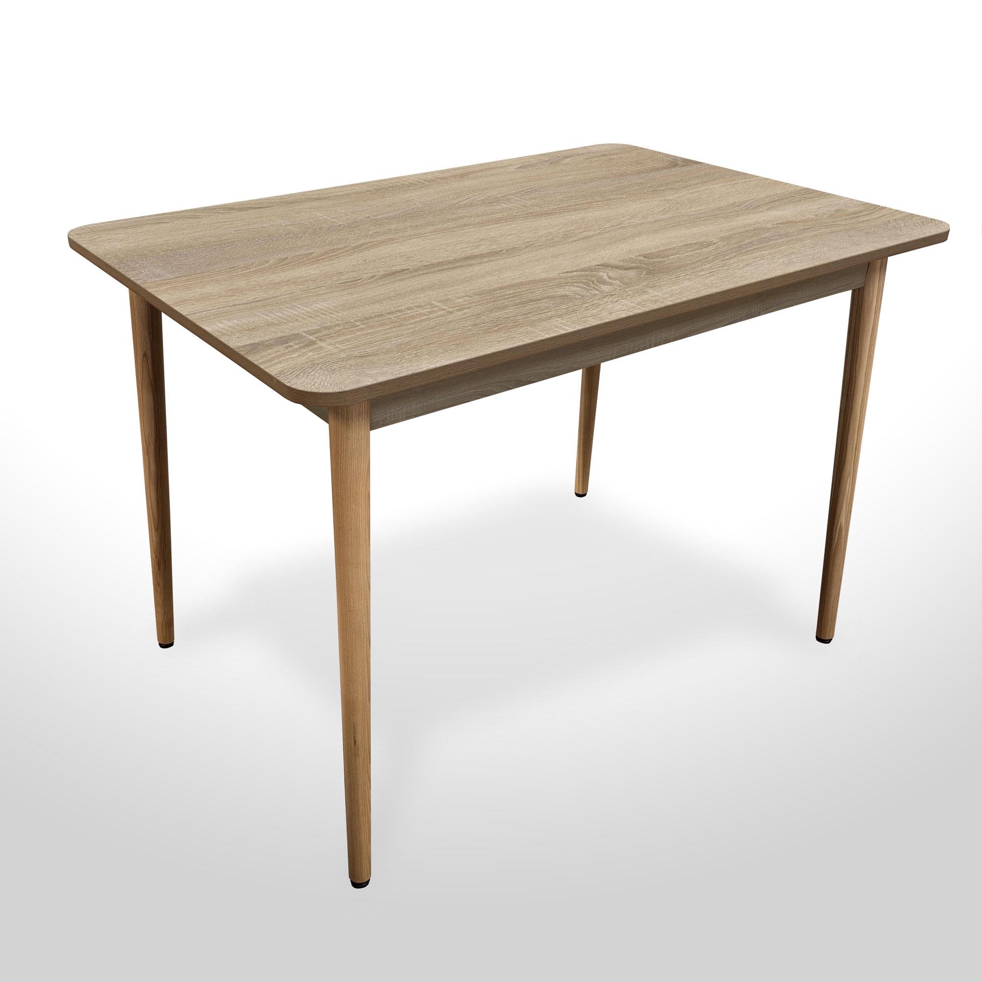 Обеденный стол Fusion furniture Лайт 110 Натуральный/Дуб сонома