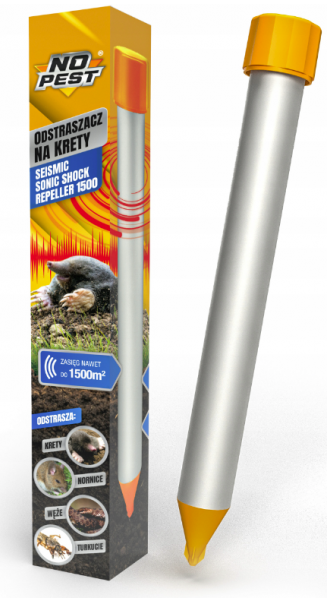 Відлякувач кротів віброакустичний NO PEST Sonic Shock Repeller 1500 1500 м2 - фото 4 Відлякувач кротів віброакустичний NO PEST Sonic Shock Repeller 1500 1500 м2 - фото 4
