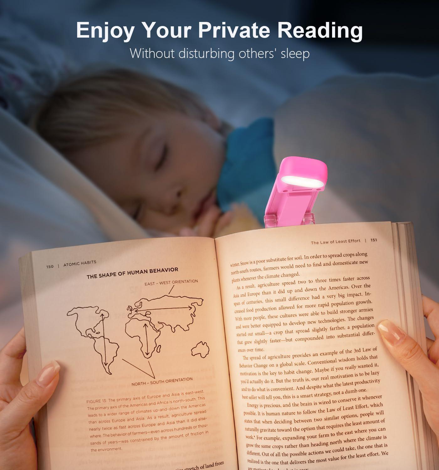 Настольная лампа для чтения аккумуляторная Gritin LED Book Light 500 mAh до 80 часов работы Pink (G1313) - фото 8 Настольная лампа для чтения аккумуляторная Gritin LED Book Light 500 mAh до 80 часов работы Pink (G1313) - фото 8