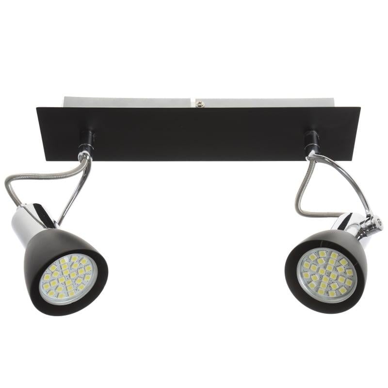 Светильник спот Brille HTL-171/2 GU10 BK (26-394)