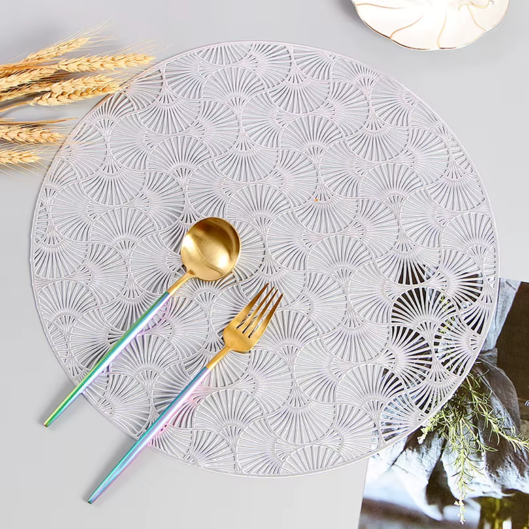 Серветка сервірувальна під гаряче 2 шт. Сріблястий (C041_silver) - фото 2 Серветка сервірувальна під гаряче 2 шт. Сріблястий (C041_silver) - фото 2